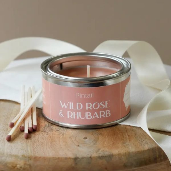 Vela de rosa silvestre y ruibarbo - Imagen 2