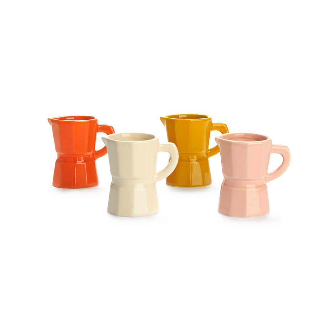 Set tazas espresso Moka Caramel colores surt.